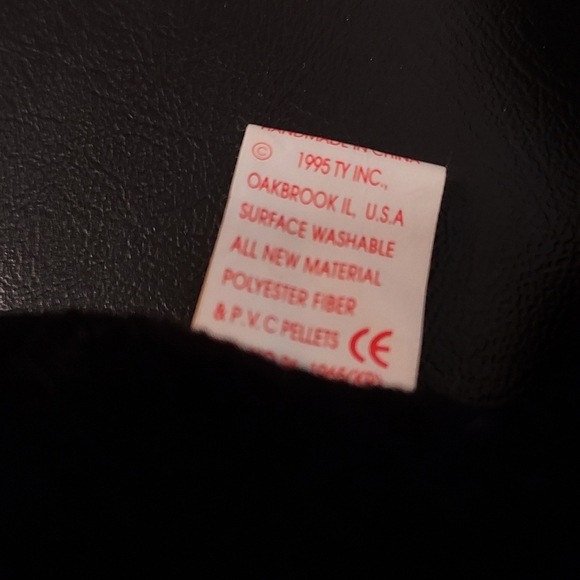 TY Original Beanie Babies Velvet The Panther 1995 - Picture 7 of 7